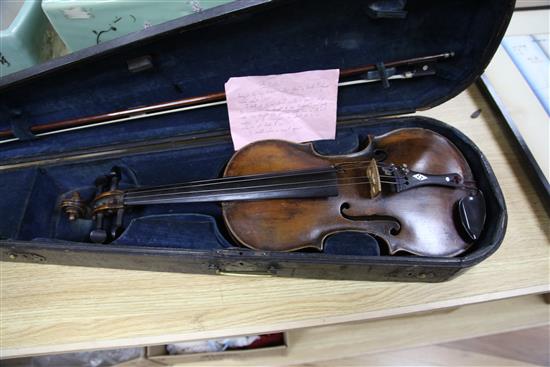 A 19th century violin